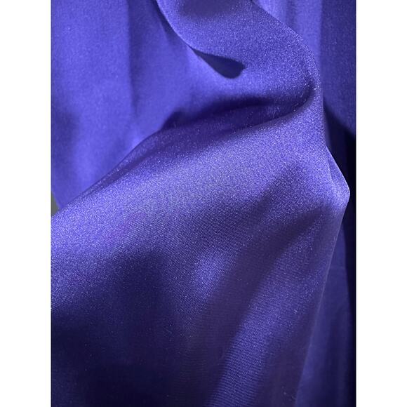 Aqua Women's Sz M Mini Balloon Bubble Ruffle Dress Spaghetti Strap Purple Y2K - Picture 3 of 6